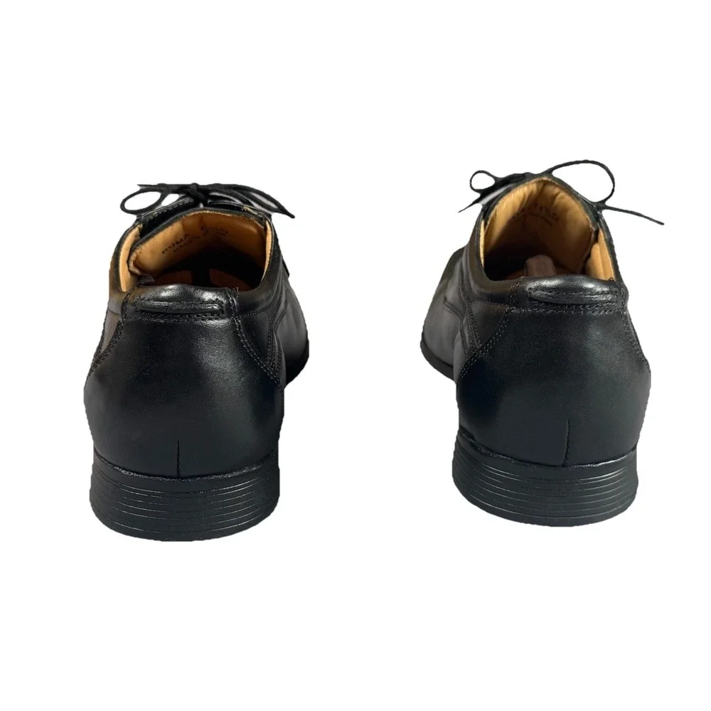 Belvedere Studio Roma Dress Shoe 11.5 D Black Leather Made In Brazil